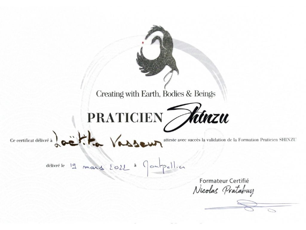 Formation chez : Nicolas PRATABUY - Formateur certifié, pour : Massage Shinzu en 2022