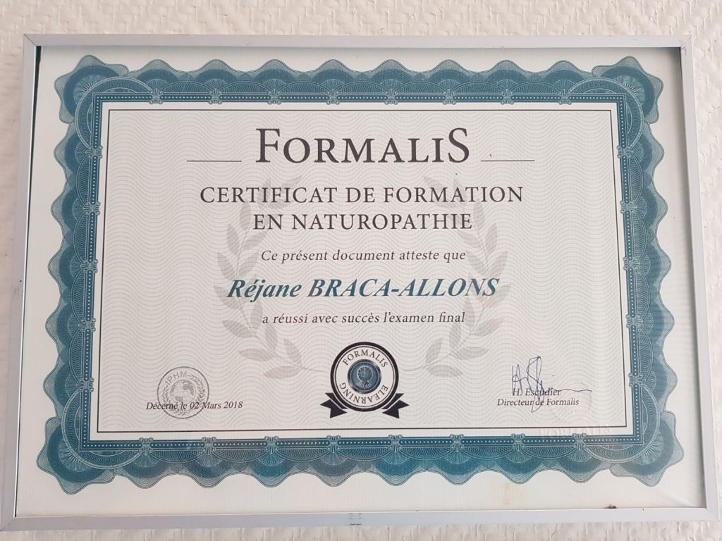 Formation chez : Formalis, pour : Certificat de formation en naturopathie en 2017
