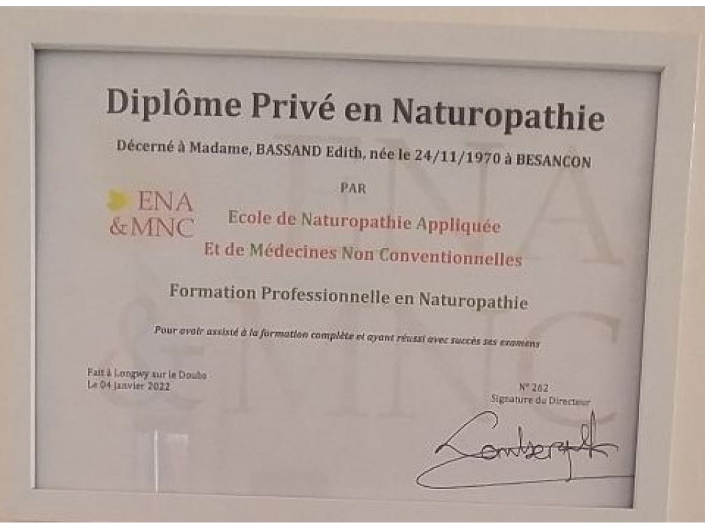 Formation chez : ENA&MNC, pour : Naturopathe en 2022